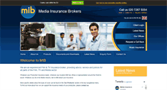 Desktop Screenshot of mediainsurance.com